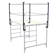 Load image into Gallery viewer,  Complete 10 ft high scaffold tower with casters and 7 ft platforms