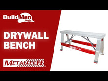 Charger et lire la vidéo dans la visionneuse de la Galerie, Banc de platrier ajustable en Aluminium I-BMDWB18