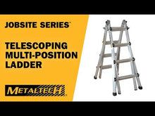 Charger et lire la vidéo dans la visionneuse de la Galerie, Échelle multiposition en aluminium de 19'