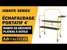 Load and play video in Gallery viewer, Mini-scaffold Jobsite Series 4'  I-IMCNT