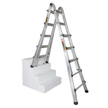 Load image into Gallery viewer,  19&#39; Telescoping Multi-position Ladder
