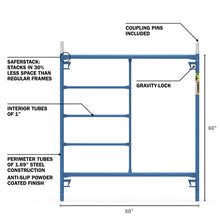 Charger l&#39;image dans la galerie, Tour Complète D’Échafaudage De 10 Pi Avec Vérin Ajustable | Complete Scaffold Tower With 24 In. Leveling Jacks
