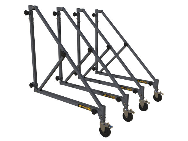 Set of 4 outriggers of 46'' for towers of 3 Buildman or Jobsite series baker 